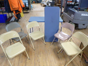 lot 53 image: Folding Tables and Chairs
