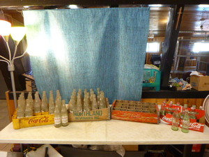 lot 58 image: Vintage Pop Bottles with Crates