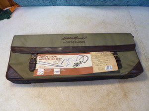 lot 64 image: Eddie Bauer Competition Horseshoe Set