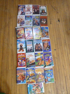 lot 65 image: Childrens and Holiday VHS Tapes