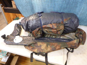 lot 94 image: Camouflage Teepee Tent
