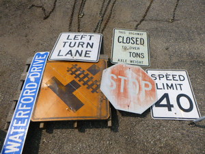 lot 132 image: 6 Street Signs