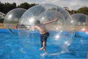 lot 98 image: Inflatable Bumper Balls and Waterball