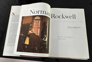 lot 38 image: Large Norman Rockwell Coffee Table Book
