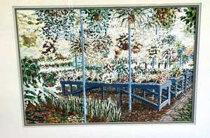 lot 13 image: Framed Gouache Print by Joel Roman