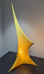 lot 78 image: Contemporary Fabric Table Lamp by Christian Dufay