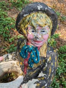 lot 106 image: Cement Clown Sculpture