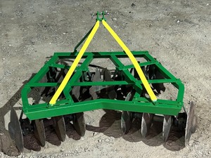 lot 1 image: John Deere Two-Row 60 Disc Harrow
