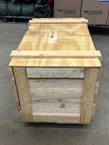 lot 12 image: Wood Shipping  Storage Crate