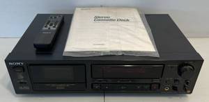 lot 3 image: Sony Stereo Cassette Deck 650ES HX PRO
