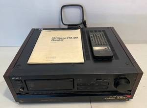 lot 4 image: Sony Optical Legato Linear AMFM Stereo Receiver STR-GX90ES