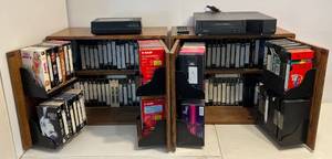 lot 10 image: Large Group Of VHS Movies With Admiral Player And More