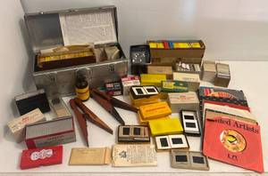 lot 23 image: Group Of Vintage Slides And More