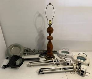 lot 30 image: Group OF Misc. Magnifying Lights And More