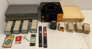 lot 33 image: Group Of Misc. Vintage Slides And More
