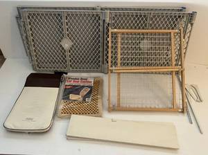lot 61 image: Two DogChild Gates And Shelf With Supports