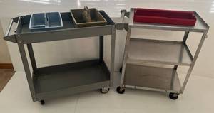 lot 63 image: Two Rolling Carts And More