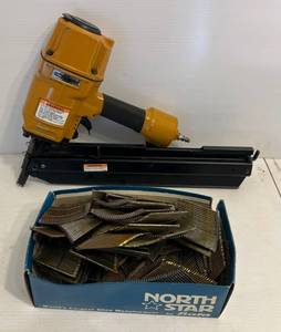 lot 68 image: Stanley Bostich Air Nail Gun With Nails