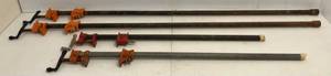lot 79 image: Group Of Misc. Wood Pipe Clamps 2 41 2 60