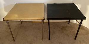 lot 88 image: Two Vintage Folding Tables