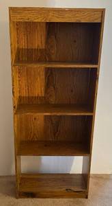 lot 91 image: Small Book Shelf 24W x 9 12D x 58T