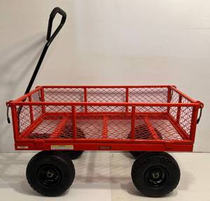 lot 100 image: Ironton Steel Lawn Cart