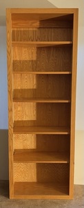 lot 103 image: Solid Wood Bookshelf 7 T x 30W x 12 34D