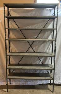 lot 128 image: Large Steel Storage Shelf 85 12T x 48W x 14D