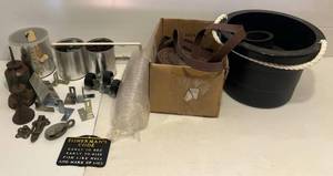 lot 134 image: Group Of Misc. Hardware, Some Vintage Oil Cans And More