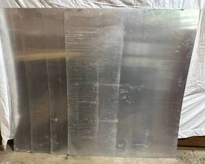 lot 141 image: Four Sheets Of Aluminum 48 x 60