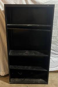 lot 143 image: Metal ShelfBook Shelf 66T x 34 12W x 13 12