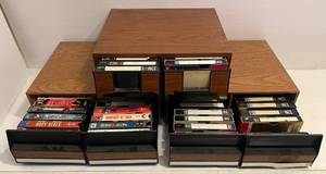 lot 152 image: Misc. VHS Tapes In Holders