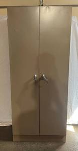 lot 154 image: Tall Metal Inclosed Cabinet 30W x 19D x 72T