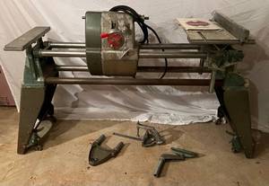 lot 189 image: Vintage Shopsmith MARK 5 Power Tool Woodworking System With Magna 18 In. Jigsaw Attachment And more (WORKS) Needs A Good Cleaning (BRING YOUR OWN HELP TO LOAD)