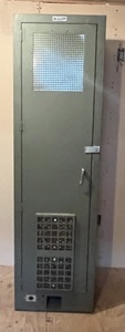 lot 207 image: DME Ground Station Model DTB Cabinet Heavy Metal 78 14T x 22D x 22W  (BRING YOUR OWN HELP TO LOAD) IN BASEMENT