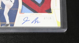 lot 5 image: 2022 National Treasures Rookie Patch Autograph Joe Ryan #124 725  Only 25 Exist