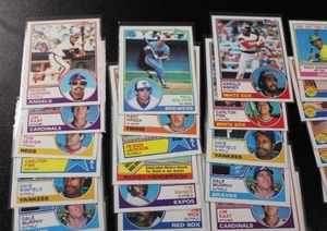 lot 23 image: 1983 Topps Star Lot w Tony Gwynn Rookie Card  38 Card