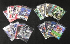 lot 46 image: Football InsertParallel Card Lot  2000-3000 Parallel & Insert Cards