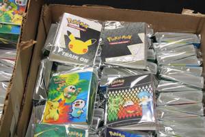 lot 64 image: Pokemon Factory Sealed Mini Binders Lot  150 Mini Binders
