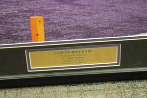 lot 68 image: Professionally Framed Minnesota Vikings Minneapolis Miracle Stefon Diggs Autograph Photo