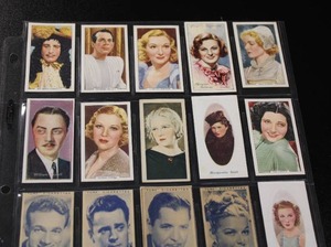 lot 91 image: Vintage Celebrity Tobacco Card Lot  20 Cards