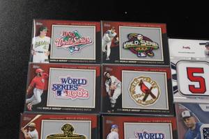 lot 95 image: Baseball Card Patch Lot  8 Cards