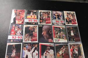 lot 99 image: Michael Jordan Basketball Card Lot  20 Different Cards