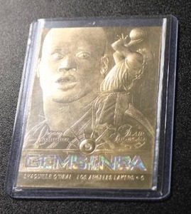 lot 104 image: 1997 Flair Gems of the NBA Legacy Collection Shaquille ONeal 206999  Only 999 Exist