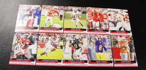 lot 115 image: 2022 Pro Set Rookie Set  Red & Blue Set  Young - Stroud - Ewers - Olave - Pickett