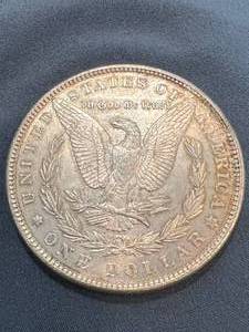 1886 US MORGAN SILVER DOLLAR