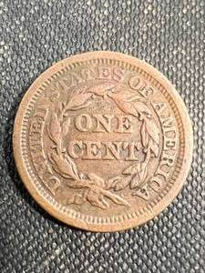 1850 US BRAIDED HAIR LARGE CENT