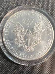 1994 AMERICAN SILVER EAGLE 1 TROY OZ .999 FINE SILVER IN AIRTITE
