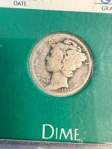 1921 US MERCURY DIME