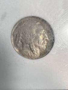 1913-D US BUFFALO NICKEL DGS AU55
